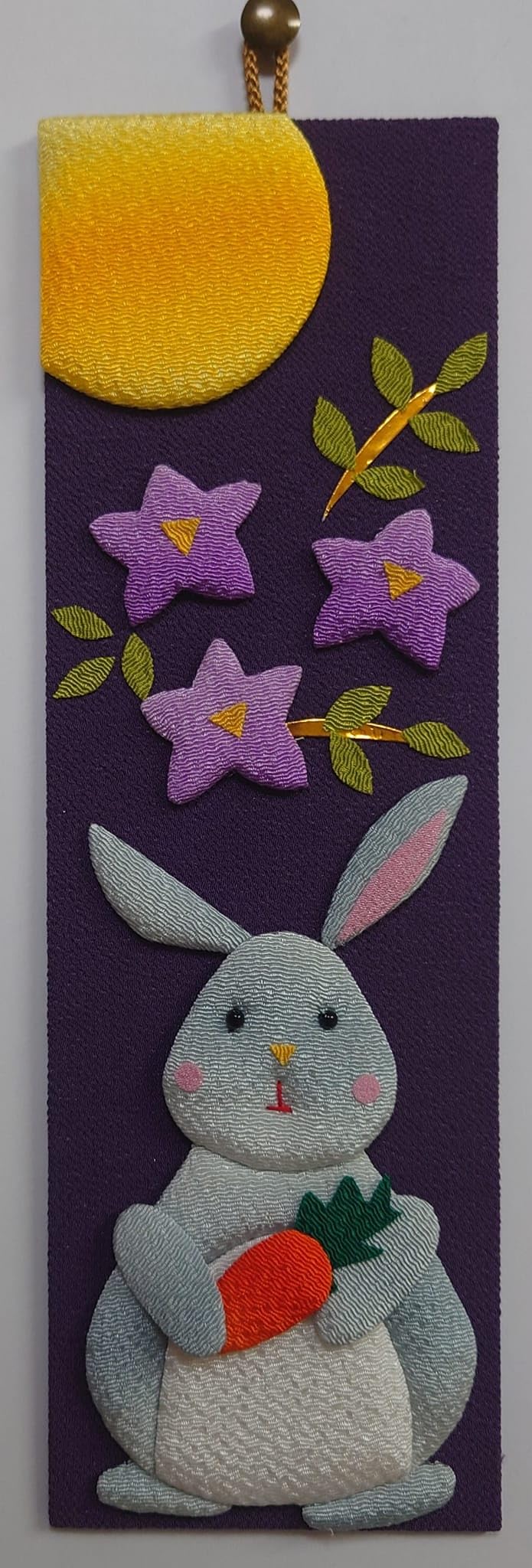 

Full Moon Rabbit and Bellflower Chirimen Craft Kit September Flower