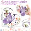 2D Flat Acrylic Thanksgiving Decoration, Fun and Suitable for Families, Living Rooms, Cafes, Gardens, Garages, Holiday Bathrooms, Offic