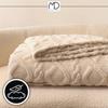 Scandinavian Blanket Thick Bedspread Warm Pledge 160X200 Cm Gift Beige