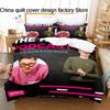 Cian Ducrot Pattern Bedding Set 3Pcs Duvet Cover Pillowcase Lightweight Microfiber Bed Linen Home Bedroom Decor For Music Fans