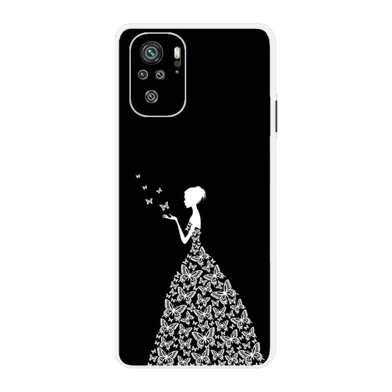 

For Xiaomi Poco M5 Clear Case Fashion Painted Silicone Soft Back Cover For Xiaomi Poco M5 Transparent Phone Case POCO M 5 Coque Xiaomi Poco M5