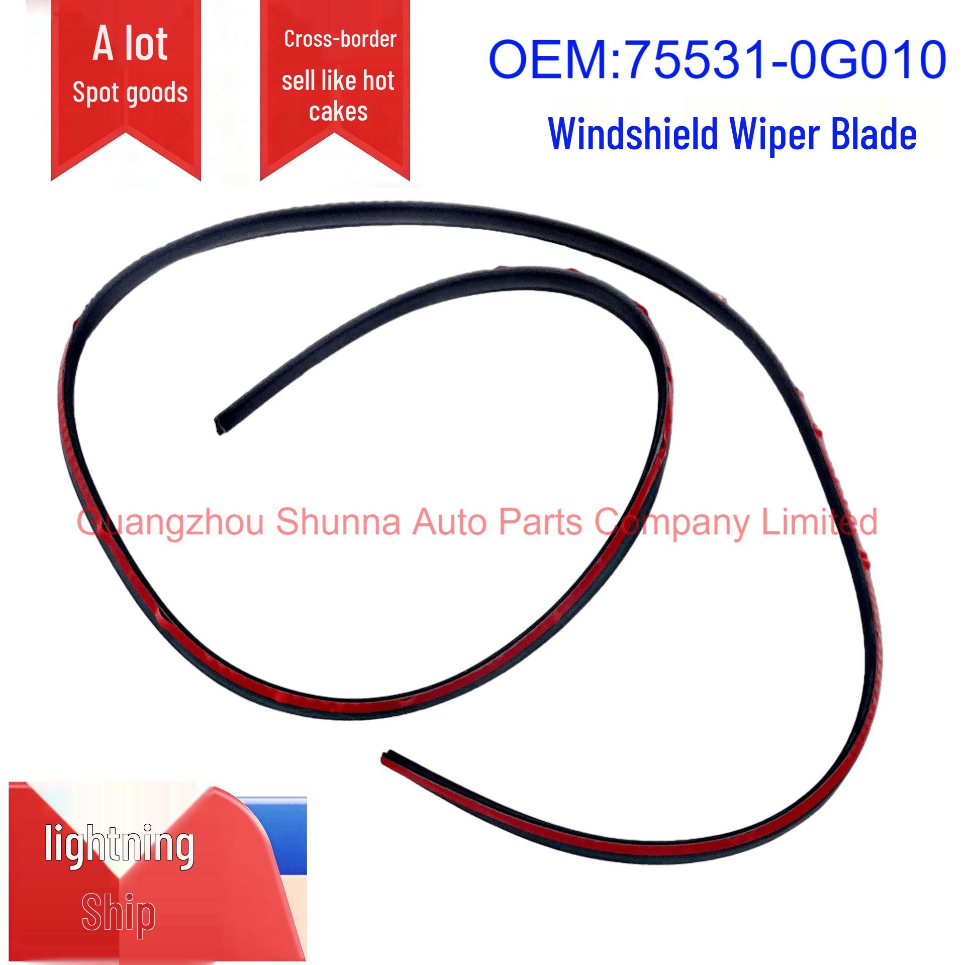 Toyota Land Cruiser Prado GRJ150 Front Windshield Rubber Seal 75531-0G010 Car Sealing Strip