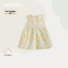 JELLYBABY Girls' Floral Print Sleeveless Dress