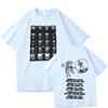 Radiohead 2026 Black Tour T-shirt Fashion Rock Band T Shirts Men Women Cotton Loose Tops Streetwear Summer Short Sleeve Clothes