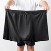 Pure Cotton Plus Size Men's Boxer Briefs - Loose Fit High Waist Underpants for Middle-Aged & Elderly Men