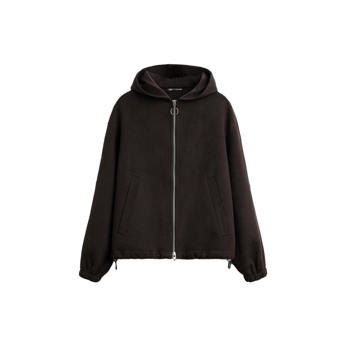 

Zara Однотонная модная повседневная куртка Мужские куртки Коричневый 08491310737-33 S-M
