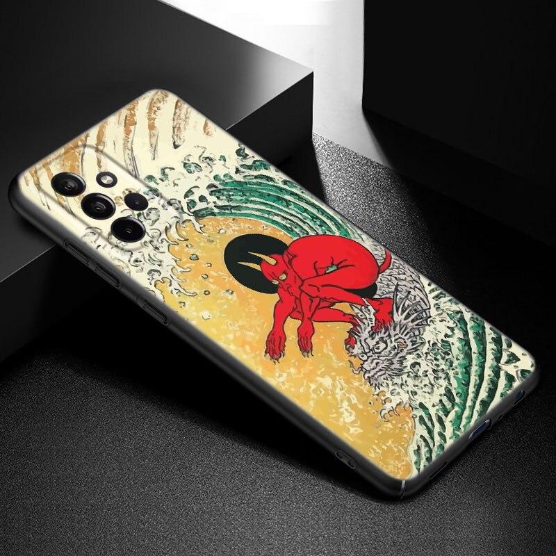 Japanische Welle Anime Drache Handyhülle Für Samsung A21 A30 A50 A52 S A13 A22 A32 A33 A53 A73 5G A11 A12 A31 A51 A70 A71 A72 Hülle