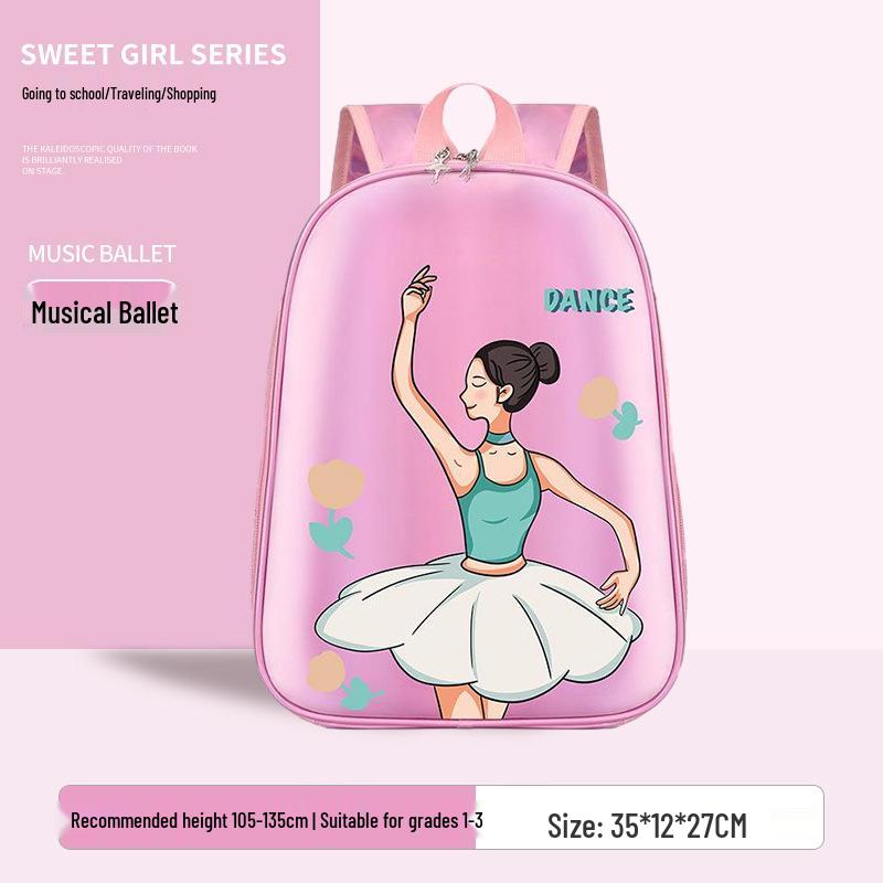 Girls' Princess Dress Style Backpack for Ages 3-6 Kindergarten - Fresh & Cute Design