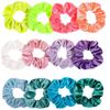 12 Pezzi Elastici per Capelli in Velluto Multicolore Anello Grande Scrunchies Eleganti Elasticità Peluche Elastico per Capelli per Uso Quotidiano Accessorio per Acconciature