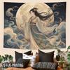 2D Flat - 2D Flat - 2D Flat 1pc Tapestry Moon Goddess Flying Tapestry, Ancient Chinese Style Wall Art Multi-Size Polyester Background Resistant And We