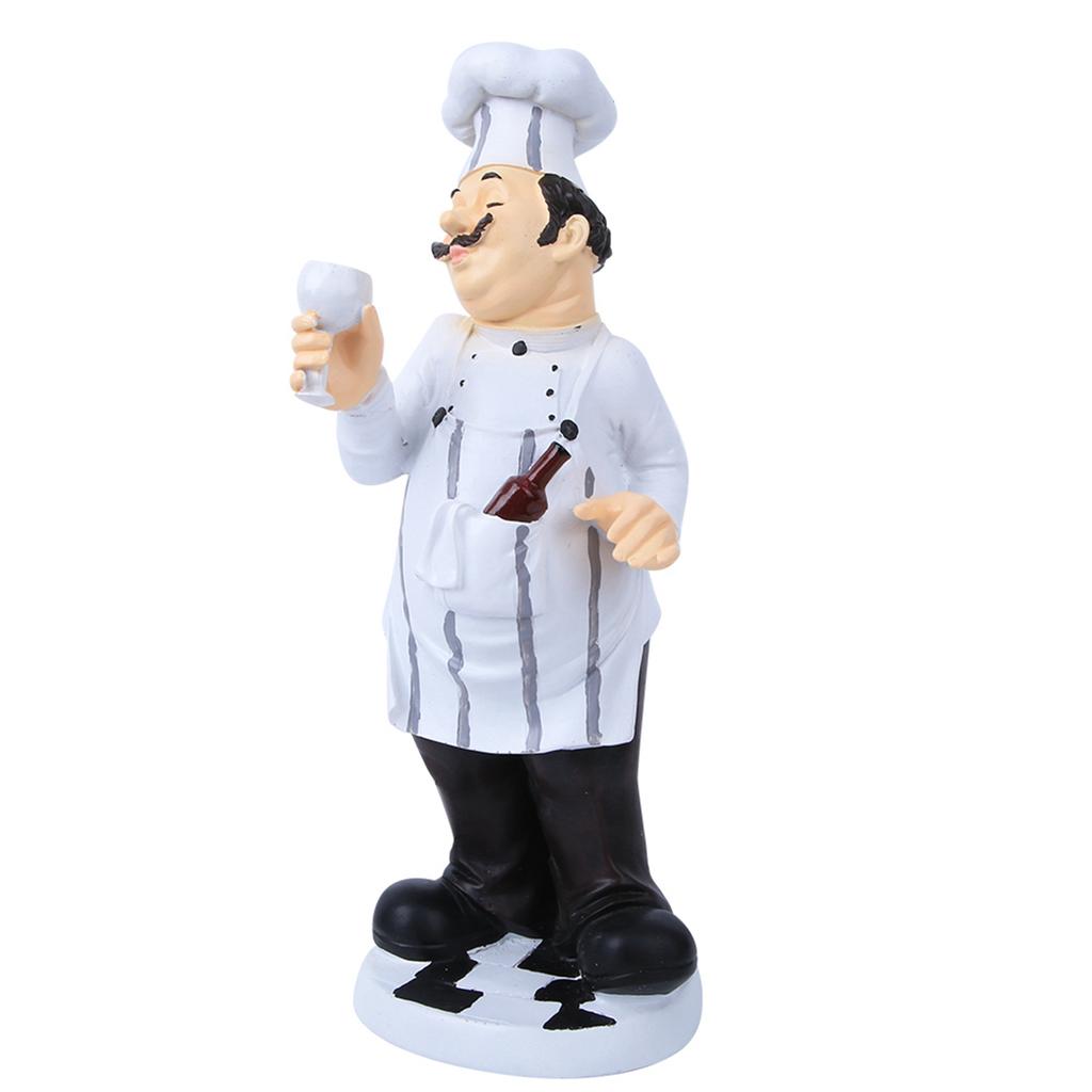 Pastry Decor Gift Ornament Chef Resin Function Decoration for Stylish Restaurant Cafe