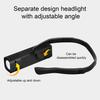 1/2Pcs Ear Mounted Headlamp Brightness Adjustable Waterproof Lightweight Rechargeable Hands-free Outdoor Fishing Camping Running Headlamp