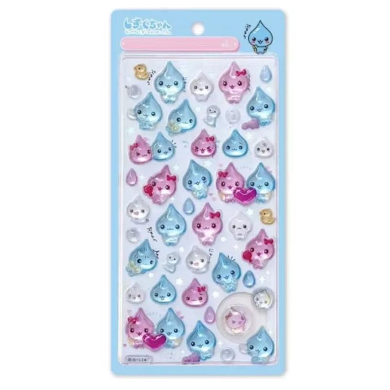 K3D Estetika Kapky Vody Želé Keitai Ryuri Jarajara DIY Samolepka navržená pro Scrapbook Deca Ysk Bonbon Drop Sealuff