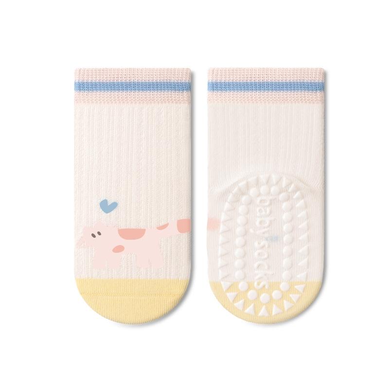 Cute Cartoon Baby Socks Spring Summer Toddler Kids Anti-slip Socks With Casual Boys Girls Floor Soft Socks