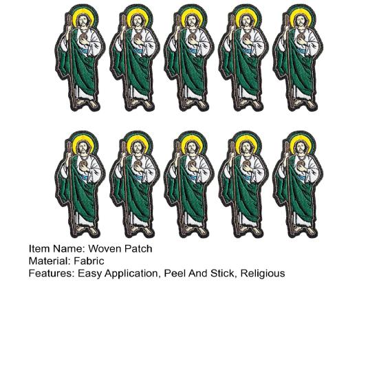 Woven Patch Peel And Stick Embellishment Patch Christian Religious Adhesive Patch