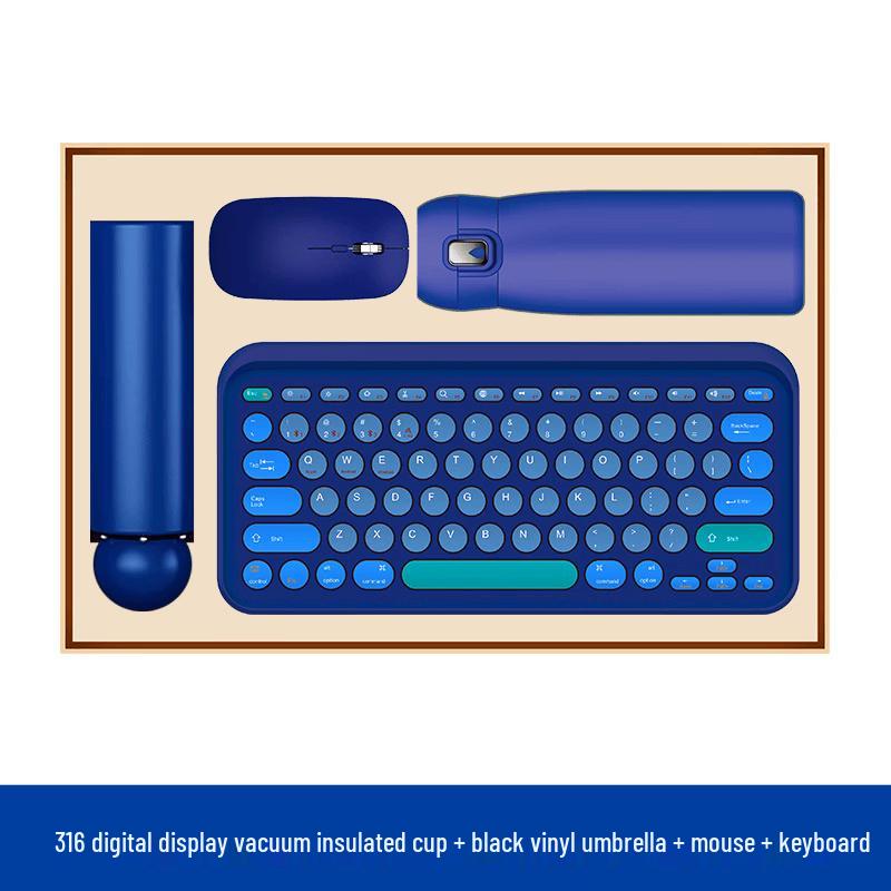 Ming Zhan Xuan Sapphire Blue Digital Thermos Gift Set