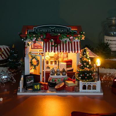 DIY Miniature House Model Kit with Furniture - Creative Birthday/Christmas Gift for Teens & Adults, Exquisite Craft Project