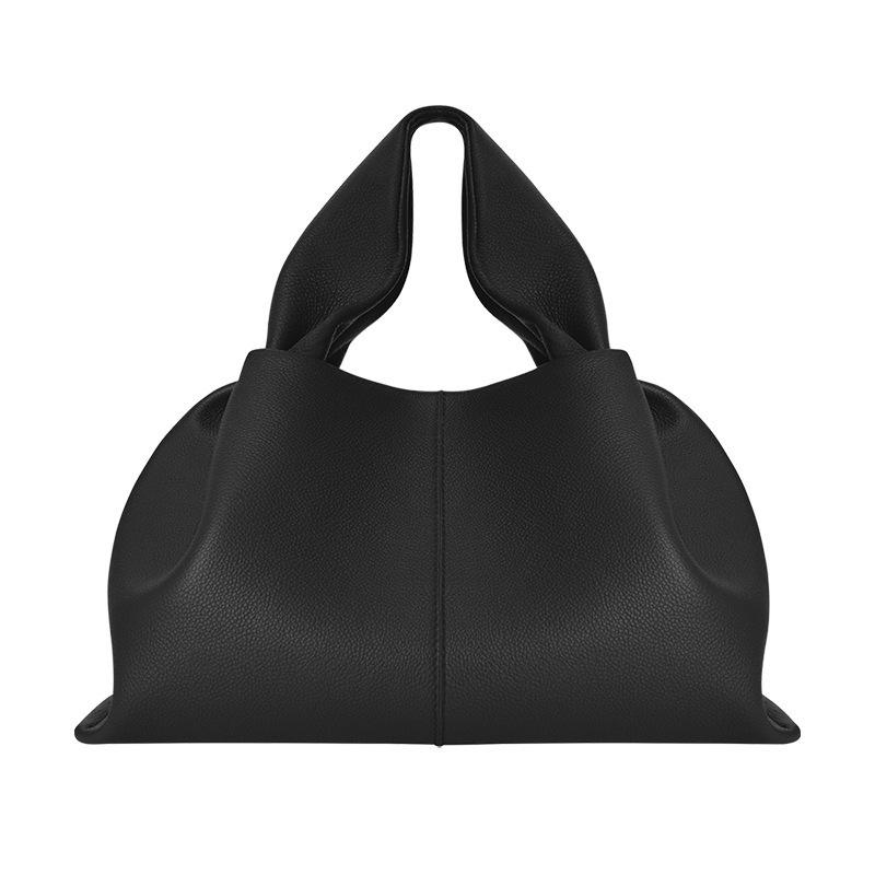 Knödel Wolken Tasche Neue Französische Nischen Design Handtasche Echte Ledertasche