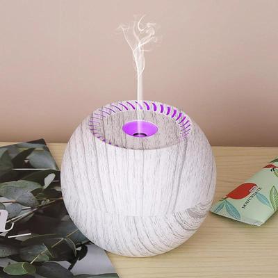 New USB Aroma Diffuser Ultrasonic Cool Mist Wood Grain Humidifier Air Purifier Colorful LED Night Light for Office Home
