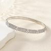 Fashionable Four-leaf Flower Fashionable Light Luxury High-end Zircon Versatile