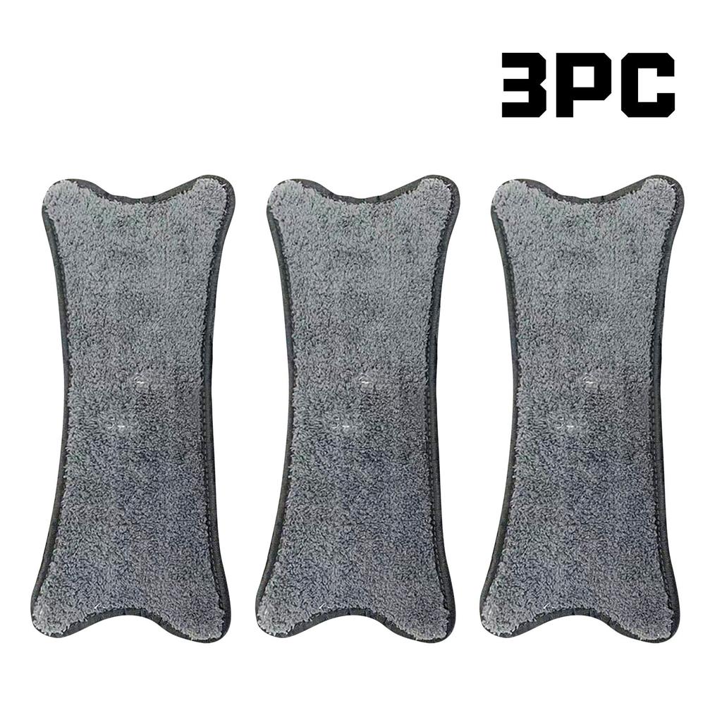 3/6/12pcs Replacement Mop Pads For Butterfly Mop / X-Shape Mop, Washable Mop Head, Multifunctional Microfiber Cleaning Pads For Wall, Floors And Glass
