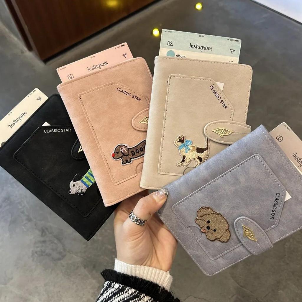 RFID Passport Holder with Cartoon Airplane Design - Travel Document and Card Organizer