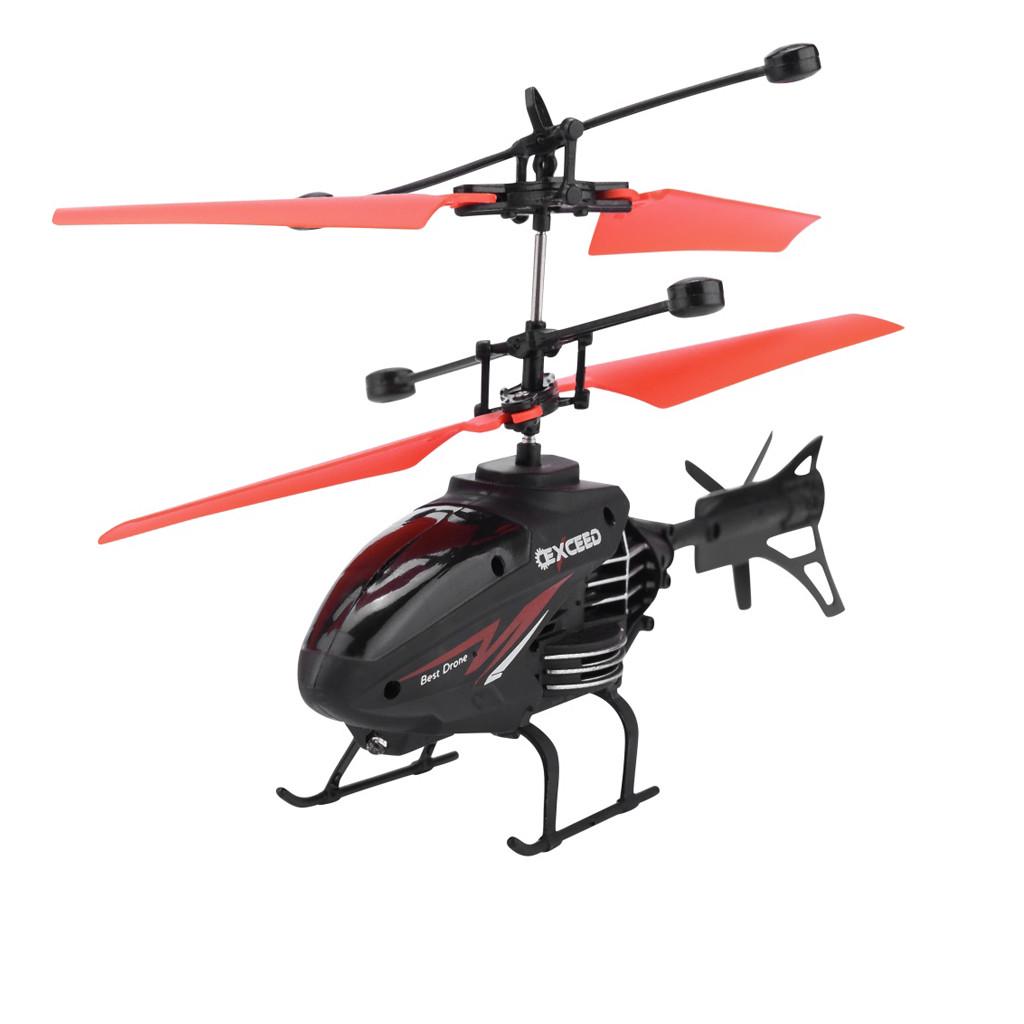  RC Infraed Induction Helicopter Aircraft Flashing Light Toys Christmas Gift