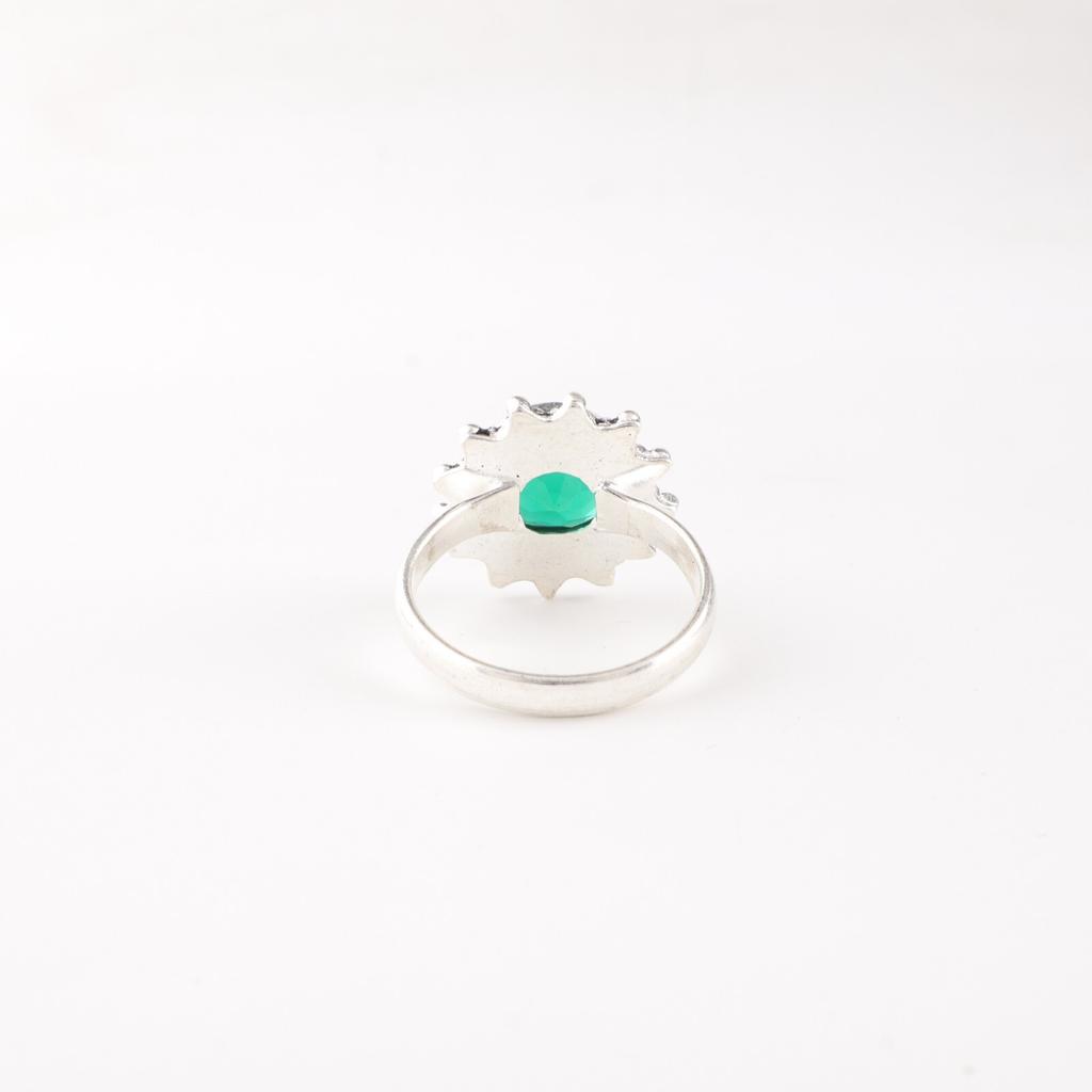 Chrome Diopside Gemstone 925 Sterling Silver Jewelry Handmade Engagement Ring RR-7-1