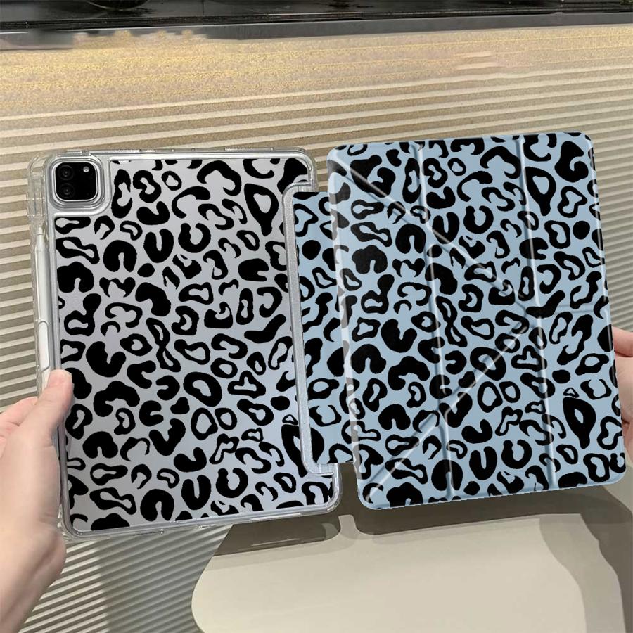 

Чохол для планшета з леопардовим принтом для iPad Pro 11-го 10-го 9-го 8-го 7-го 12,9 дюйма Mini 6 7 Pro 2025 Air 4 5 M3 M2 1 2 M4 11 дюймів Y-Fold ipad 10.2 8th gen