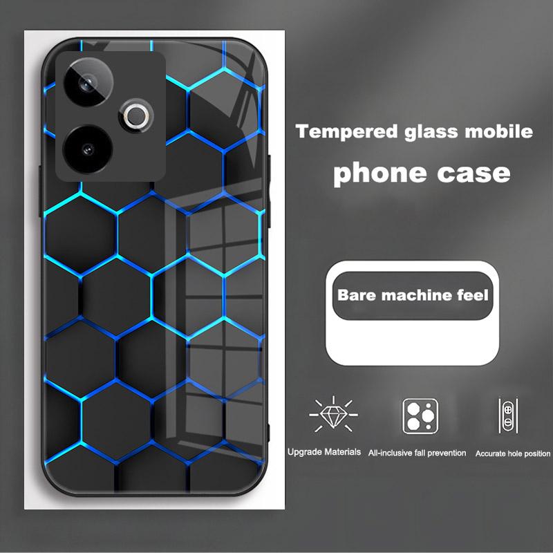 

Tempered Glass Phone Case For Realme GT 7 5g Cover Fashion Luxury Hard PC Fundas For OPPO Realme GT7 Case Full Protective Shell Realme GT 7 5G