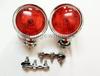 Lambretta Vespa Universal 12v 4 2 Red Spot Light Lamp Stainless Steel Bracket