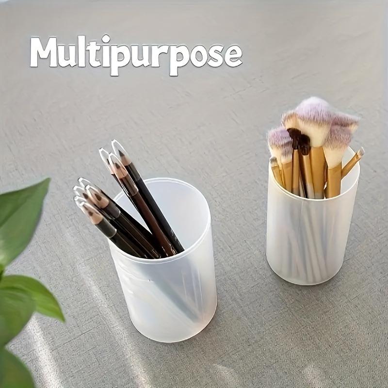 1pc Adjustable Pen Holder Versatile Desk Organizer Pens Pencils Markers Erasers Plastic Compact Space-Saving Office Home School