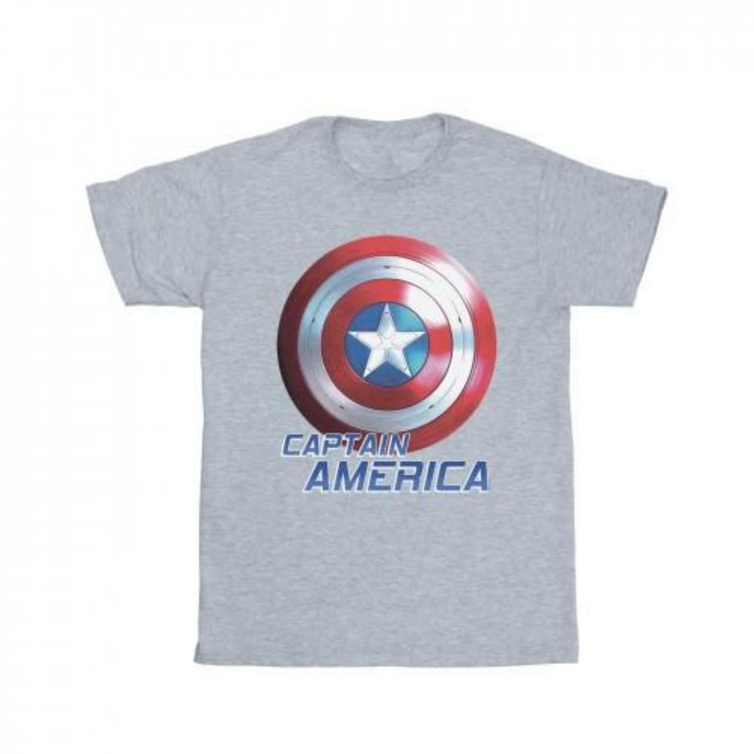 Marvel Mens The Falcon And The Winter Soldier Captain America Shield T-Shirt S чёрный