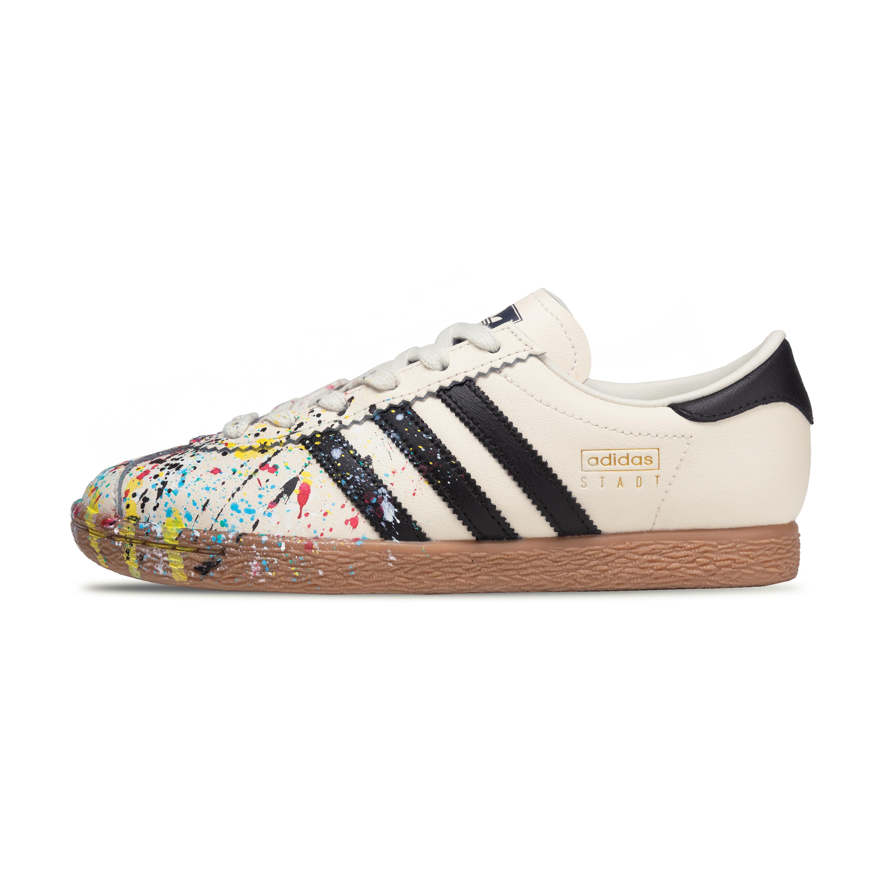 

Adidas Originals Stadt Abrasion Resistant Low top Skateboard Shoes Unisex Ecru JR8312(Team1433-) 36⅔