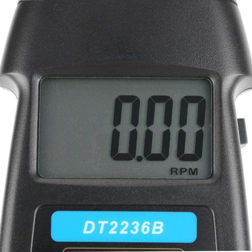 Messen Sie die Drehzahl von allem, was sich dreht, mit dem Kontaktlosen Laser-Digital-Tachometer! & Berührungslos