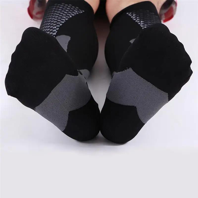 Running Men Women Compression Socks For Football Anti Fatigue Pain Relief 20-30 Mmhg Black Compression Socks Fit For Sport Socks