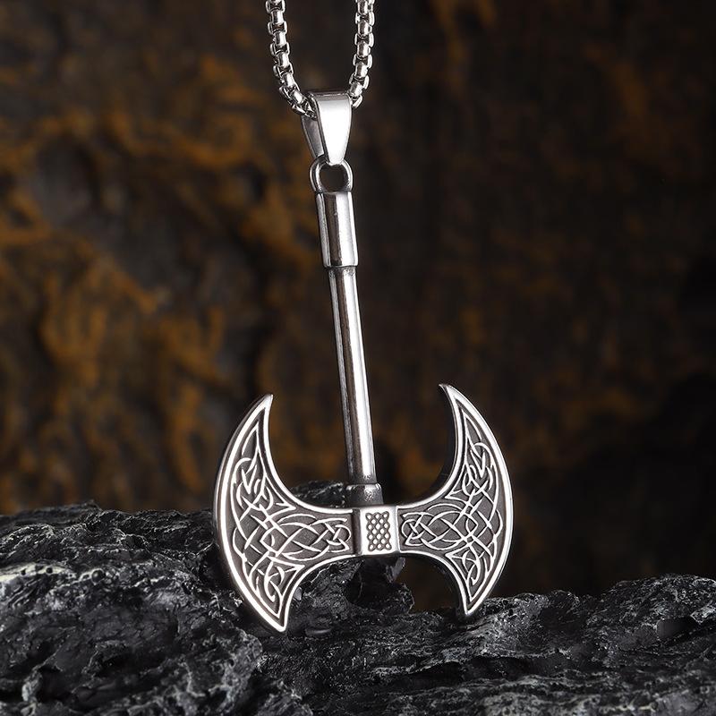 Accessories Celtic Ax Trendy Hip-hop Hip-hop Male Pendant Necklace