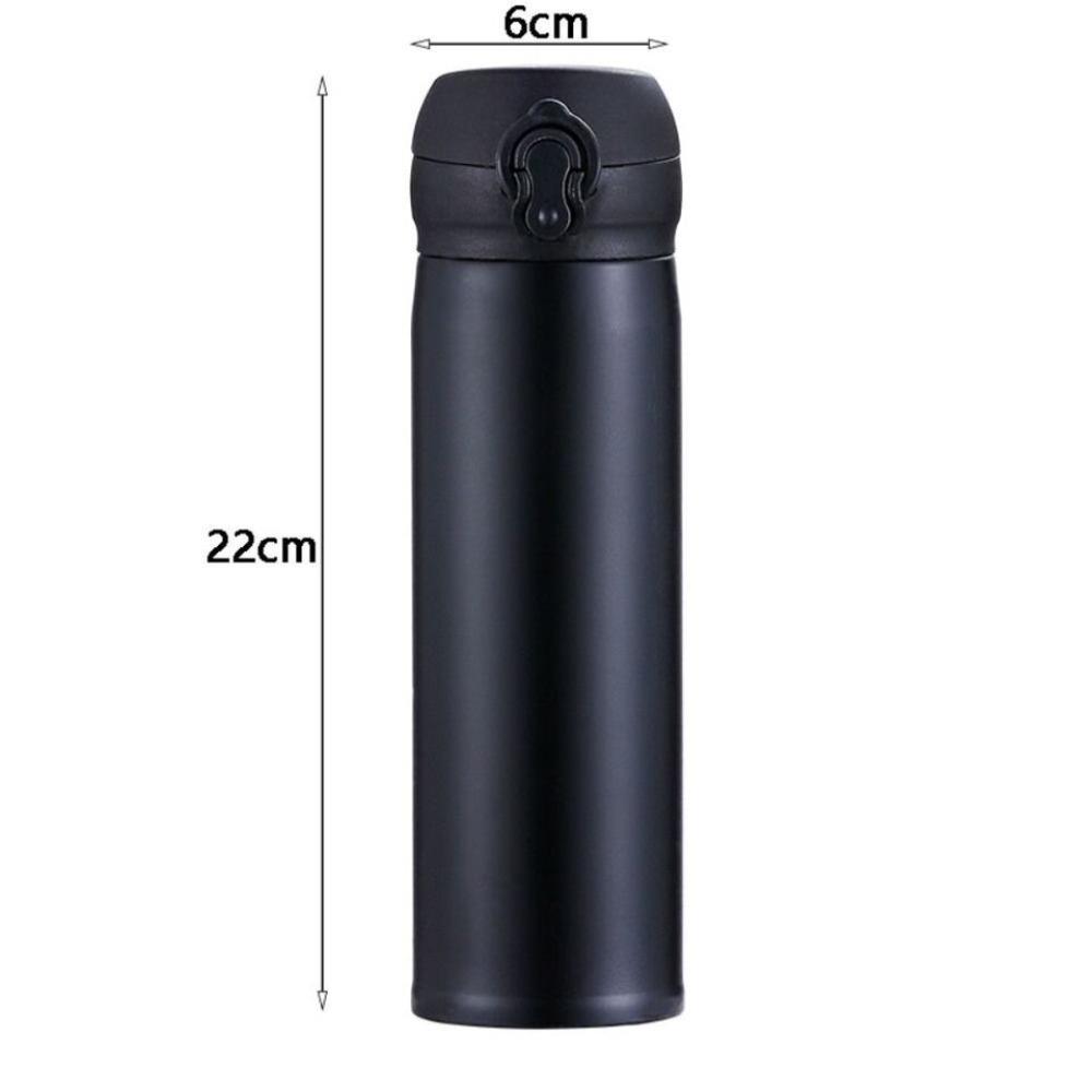 Bilayer Vacuum Insulated Cup 500ML Bouncing Cup Portable Water Cup