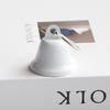 10pcs Christmas Decoration Bell Temple Retro Open Hand-cranked Metal Horn Bell Bell-shaped Bell 38mm Bronze Bell