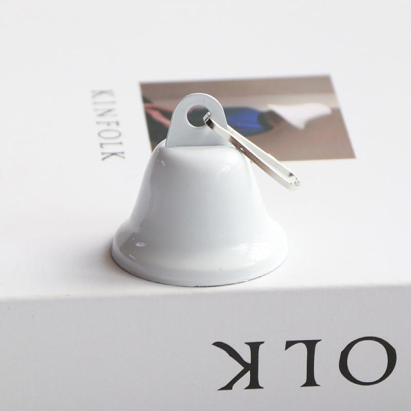 10pcs Christmas Decoration Bell Temple Retro Open Hand-cranked Metal Horn Bell Bell-shaped Bell 38mm Bronze Bell