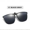 New Foldable Myopia Clip Sunglasses Trendy Men's UV Sunshade Mirrors Driving Clip Mirrors