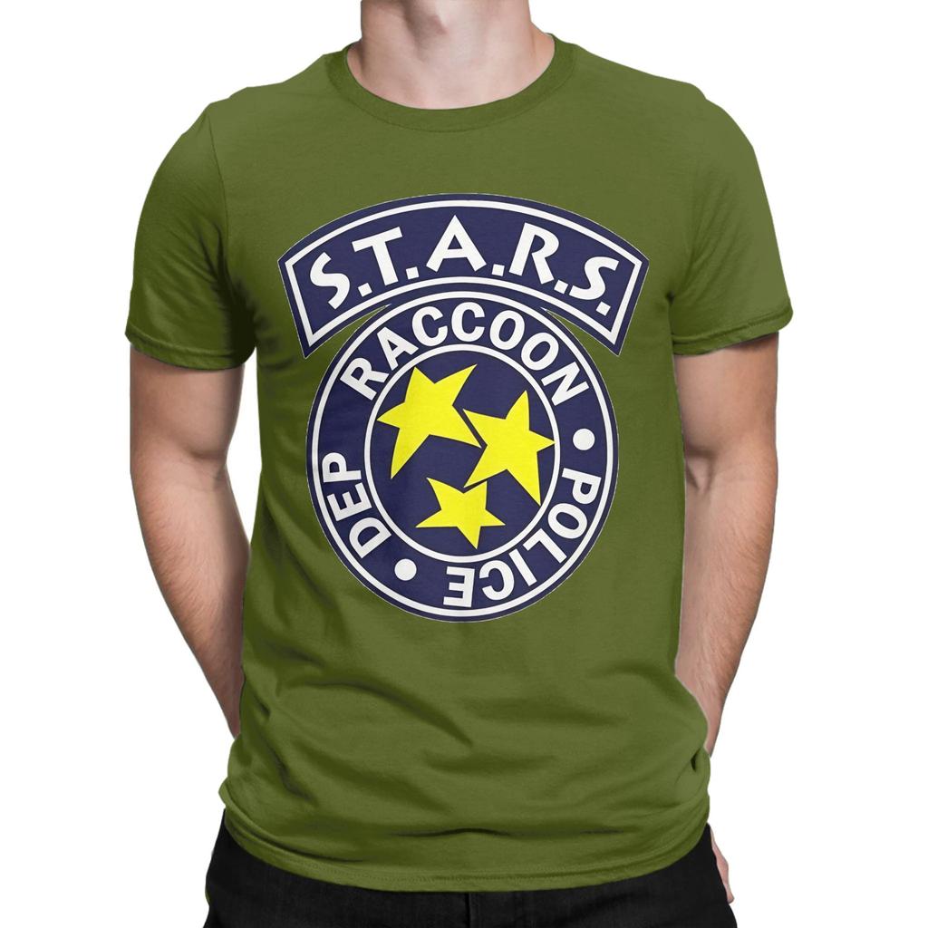 Resident Evil Racoon City Police Novelty 100 Cotton Tshirt Resident Evil Tops Tees For Unisex