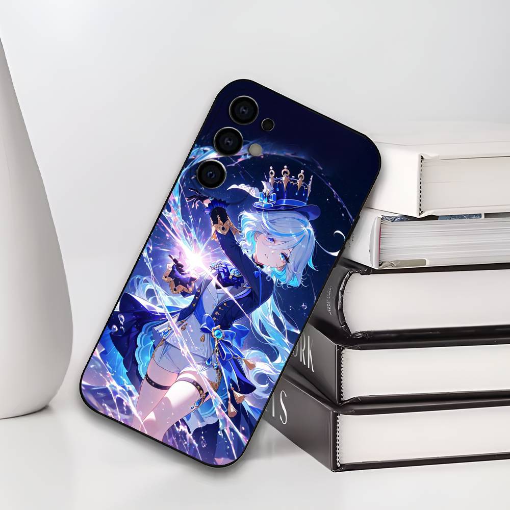 F-Furina G-Genshin I-Impact Phone Case Silicone Soft For Samsung S25,S24,S21,S22,S23,S30,Ultra,S20,Plus,Fe,Lite