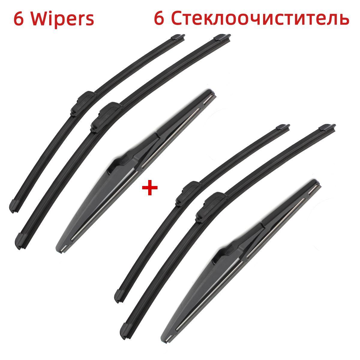 

3 шт. щетки стеклоочистителя для KIA Soul MK2 EV 2014-2019 24 20 11 подходят для переднего лобового стекла, щетки для окон, резак, аксессуары 2015 2016 2017 2018 2019