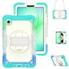 8.7 Inch Tablet Case Galaxy Tab A9 A11 X110 X133 With Silicone Bumper PC Back Shell Hand Strap Kickstand