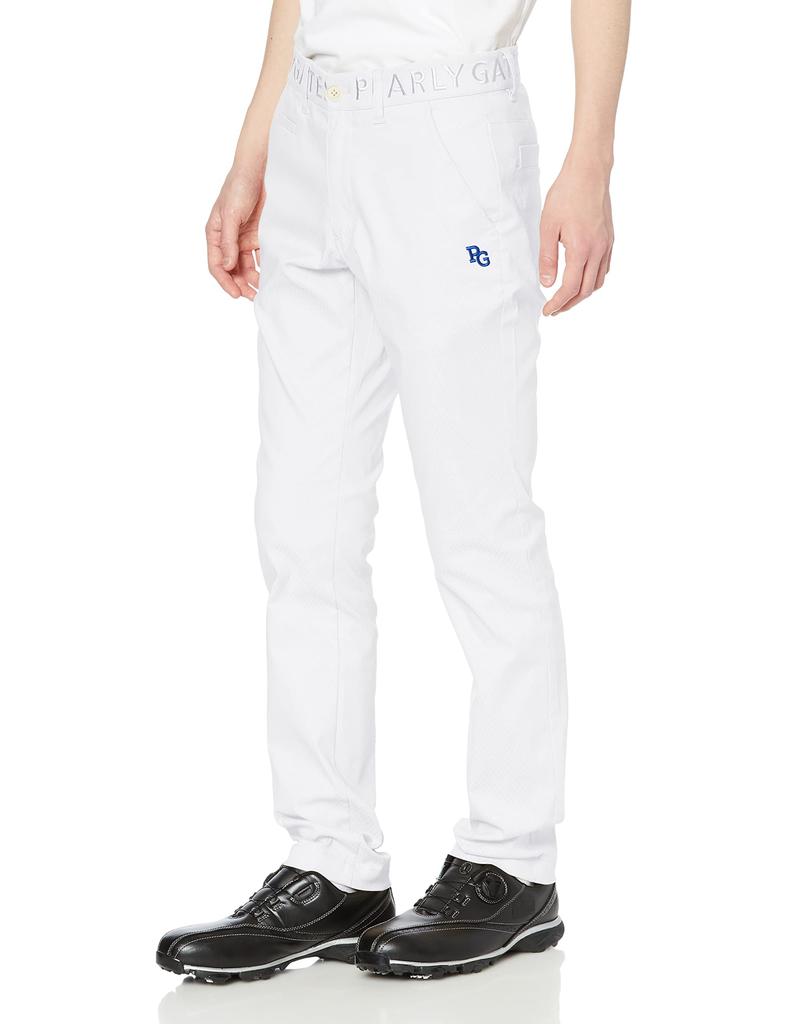 Long Pants Daisy Dobby and product washable 6 [PEARLY GATES] Men's C/#030 (White) Only Stain-resistant see-through, / 053-3131301 030_White [LL]