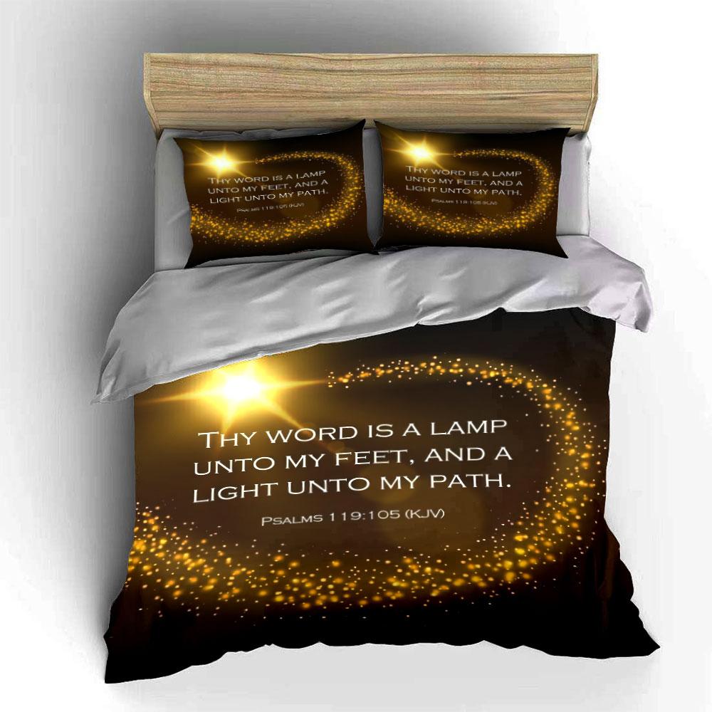 Spiritual Guidance And Inspiration Set  Kid'S And Adults' Bedroom Decor, Exquisite Three-Piece Bedding Set Gift