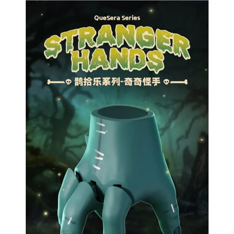 Moveable Clockwork Monster Hand Stranger Hands Series Action Figurine, Thing Hand Figure Halloween Wind Up Toys for Collection