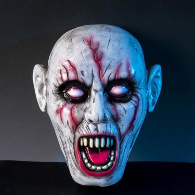 Halloween Zombie Headgear Latex Bloody Zombie Helmets Full Head Decor Terrible Party Cosplay Horror Mask Costume Accessories