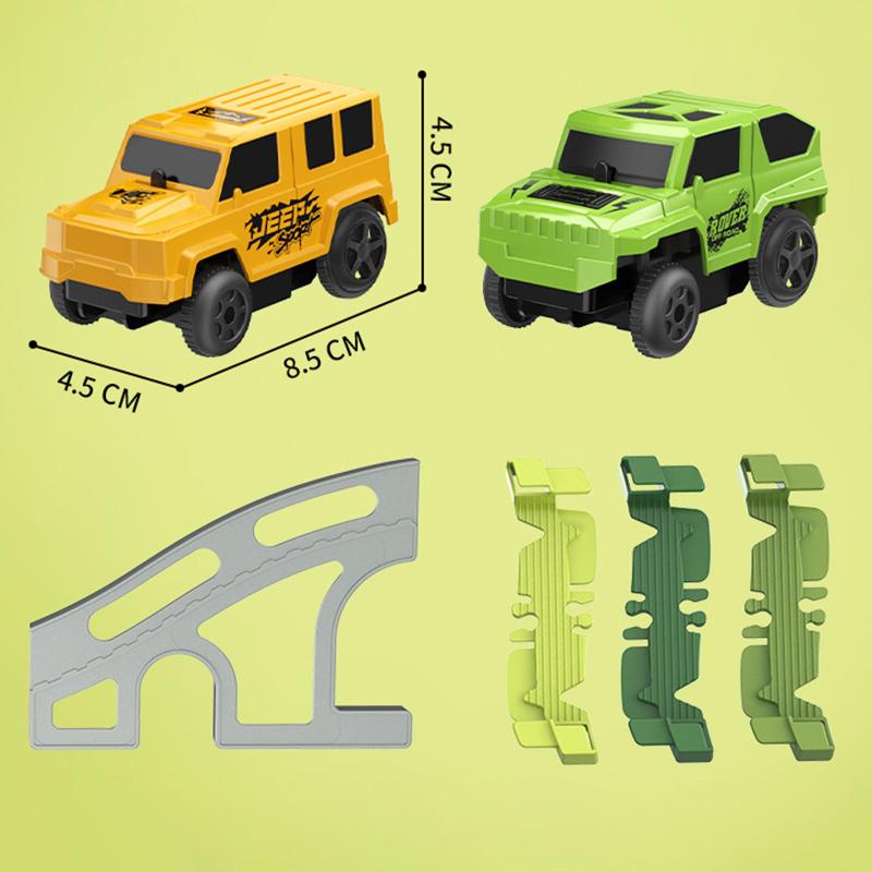 135-141Pcs Children Electric Track Toy Car Engineering Car Kids Educational Toys Track Car Train Toys For Children Birthday Gift